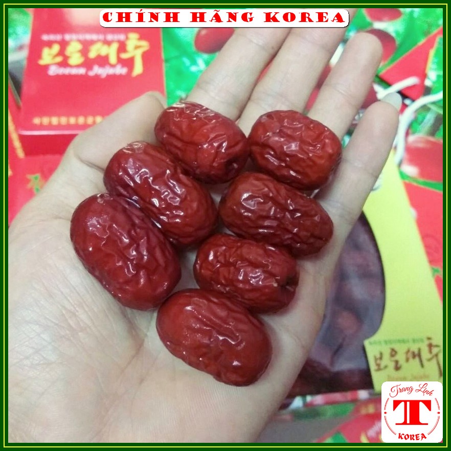 Táo đỏ hàn quốc sấy khô, túi 500g - Táo đỏ sấy khô chính hãng Korea, tranglinh