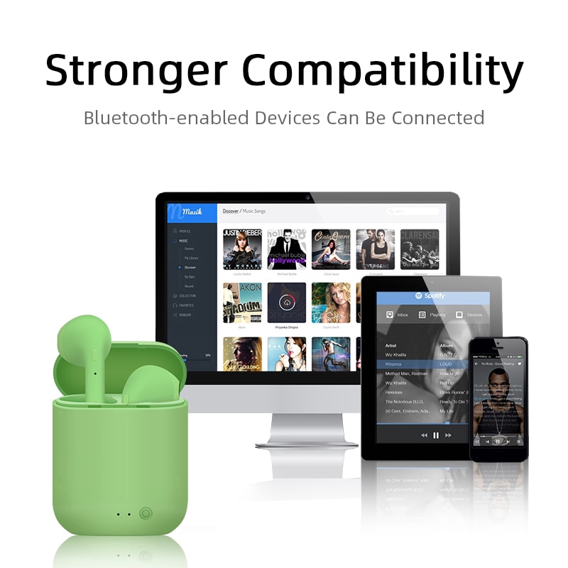 Tai Nghe Nhét Tai I12 Tws Kết Nối Bluetooth 5.0