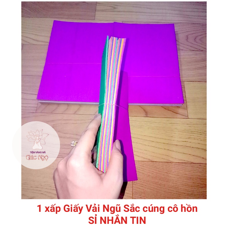 Giấy cúng Ngũ Sắc lớn - Vàng Mã Sỉ Lẻ