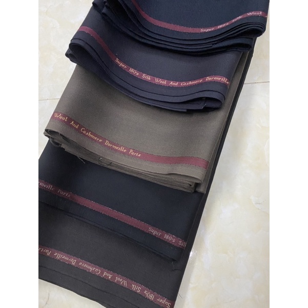Vải Quần Tây Wool Paris Cao Cấp Chất Wool Cashmere