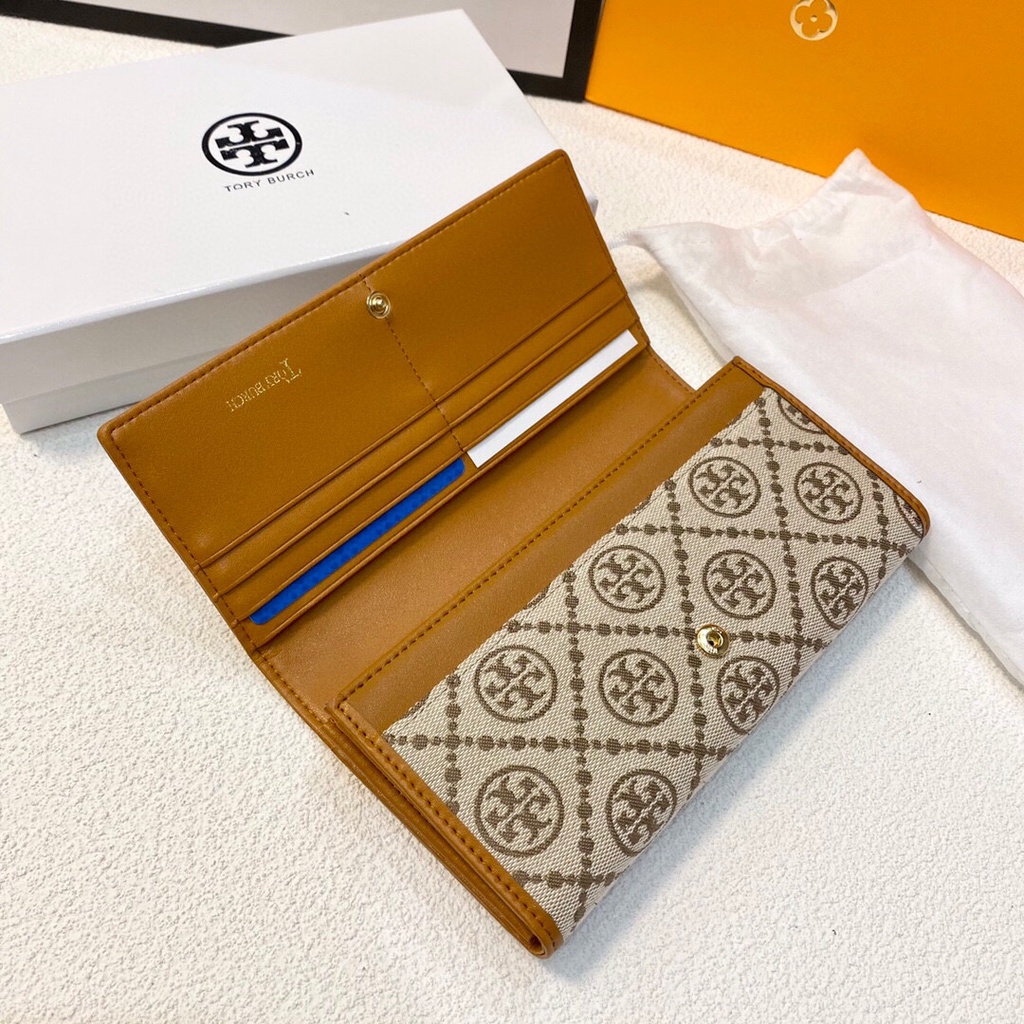 Ví dài nữ da thật thời trang cao cấp Tory Burch phong cách thanh lịch, thời thượng