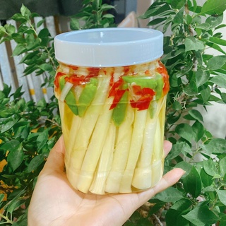Dưa bồn bồn muối chua cay hủ 900gr chay mặn đều dùng được
