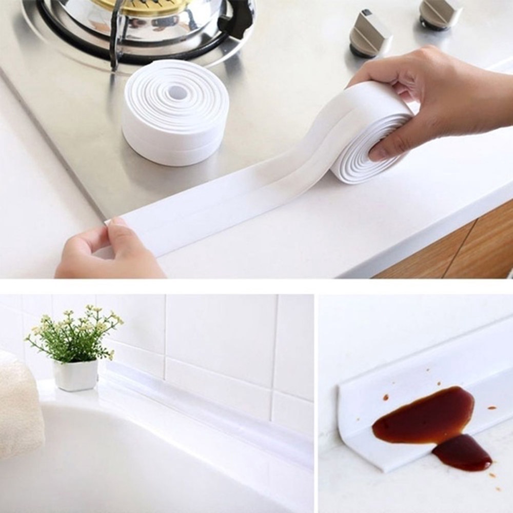 Leisure Strip Bathtub gap sticker Sink Stove Mould Proof sealant Tape