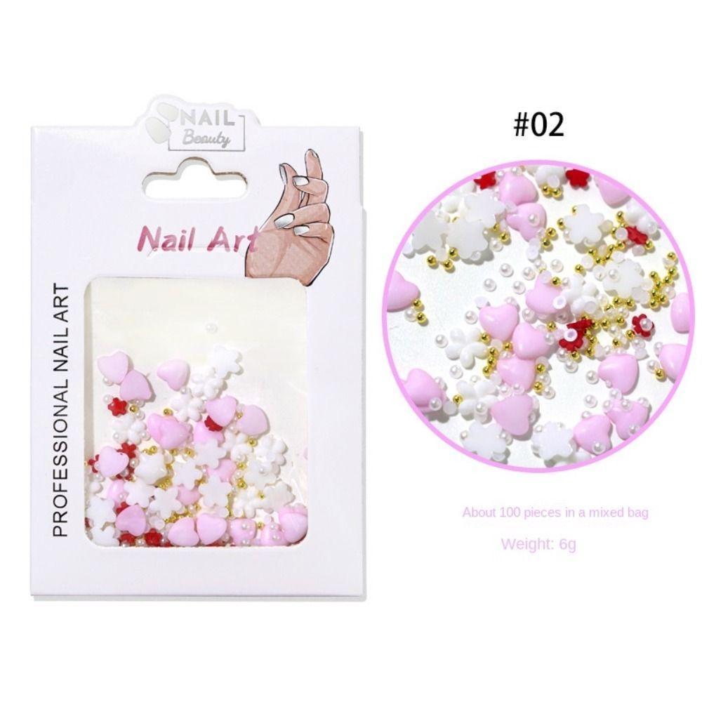 Hạt Nhựa Resin Màu Sắc Kẹo Ngọt Trang Trí Móng Tay Nghệ Thuật DIY