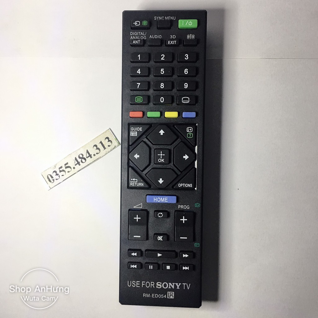 Remote Tivi Sony Ngắn  - Điều Khiể  tiviTivi Sony RM-ED054