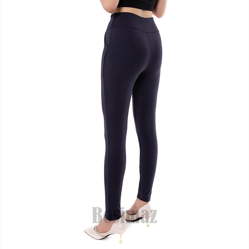 Quần Legging Nữ Bosimaz MS113 dài túi trước màu xanh navy cao cấp, thun co giãn 4 chiều, vải đẹp dày, thoáng mát. | WebRaoVat - webraovat.net.vn