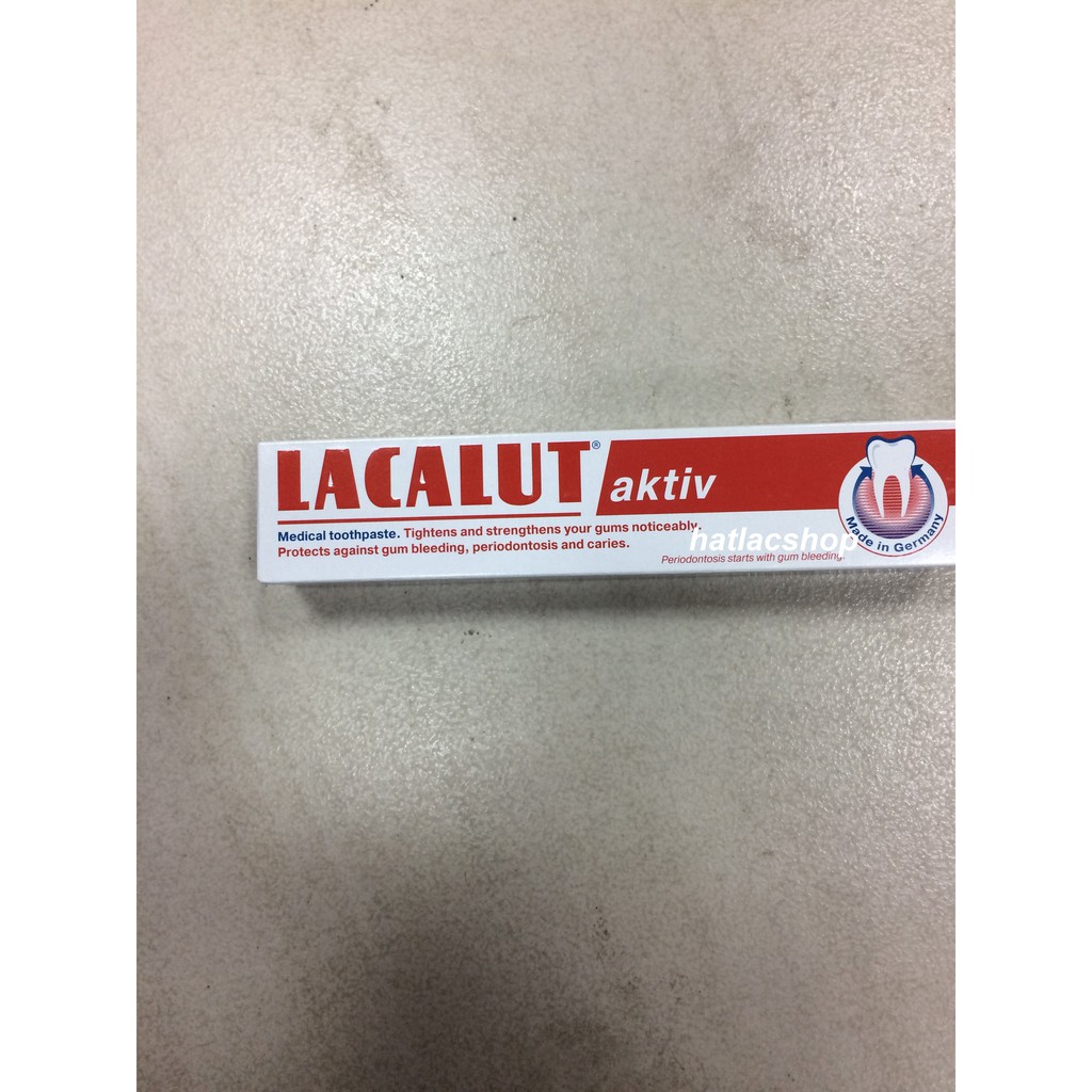 Kem đánh răng Lacalut đỏ