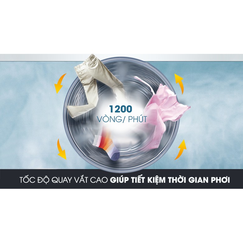 MÁY GIẶT ELECTROLUX INVERTER 8Kg  EWF8025DGWA