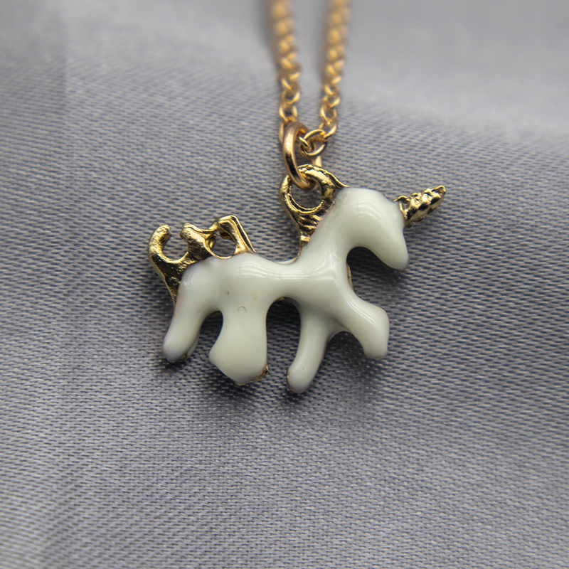 Vòng cổ mặt hình chú kỳ lân thời trang Hàn Quốc dễ thương dành cho nữ