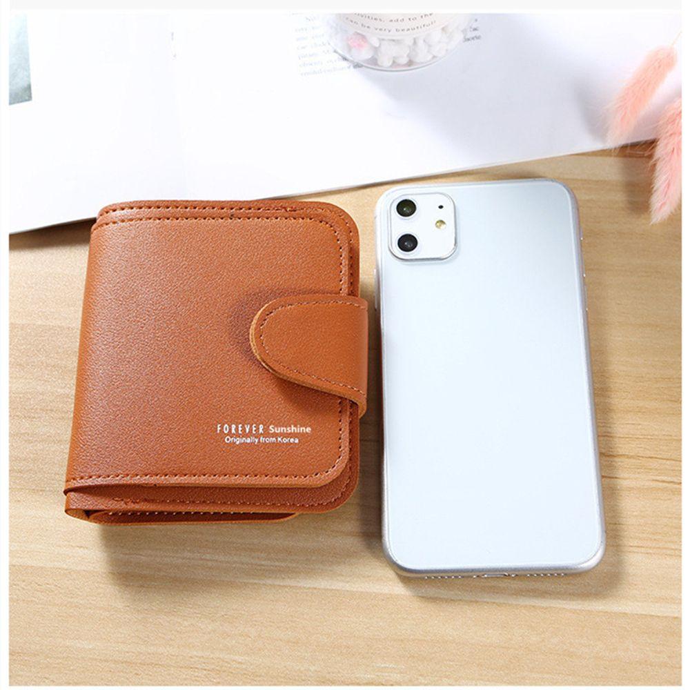 Ví Da PU Có Khóa Kéo Thời Trang Dành Cho Nữ Giá Đỡ