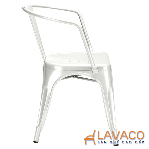 Ghế tolix armchair màu trắng đẹp -301W