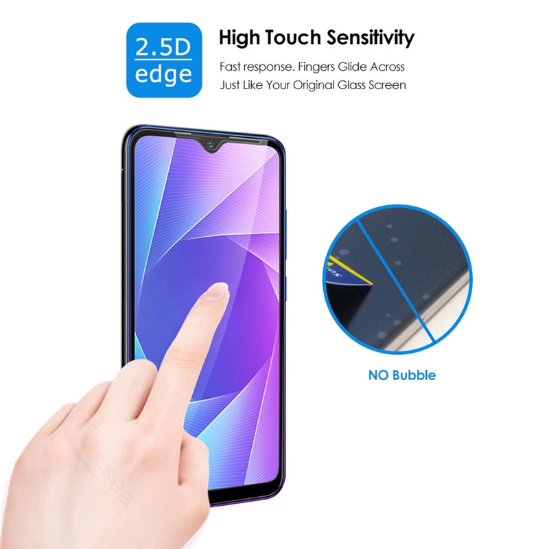 Vivo Y19 Y11 U10 Y91c Y12 Y15 Y17 Y91 Y95 Y30 Y93 Y50 Full Cover Tempered Glass Screen Protector VivoY19 Glass Film