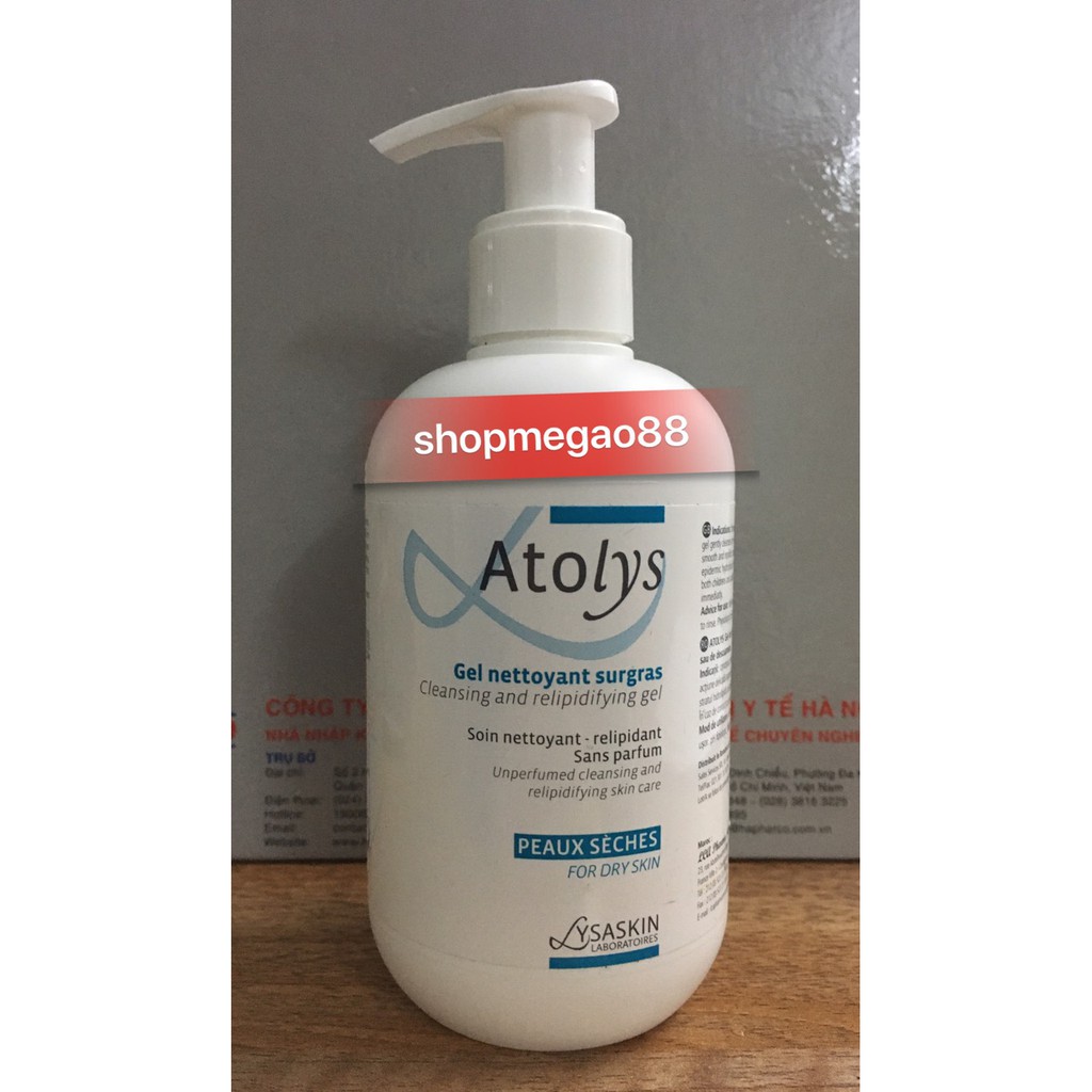 Sữa tắm Atolys gel 200ml Gel