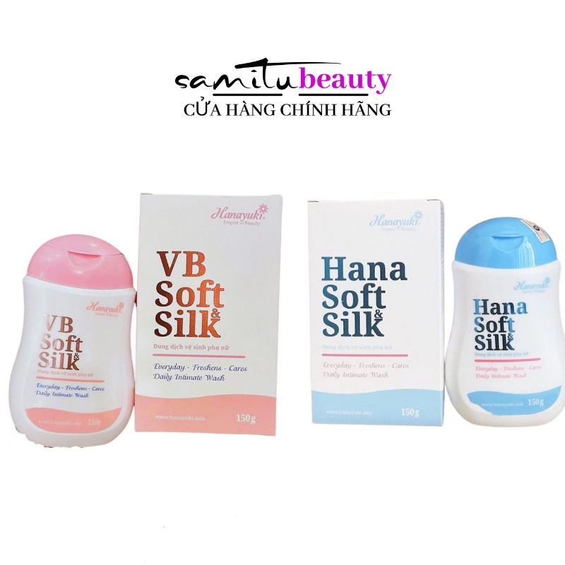 Dung Dịch Vệ Sinh Phụ Nữ Hana Soft Silk Hanayuki- CHÍNH HÃNG 100%