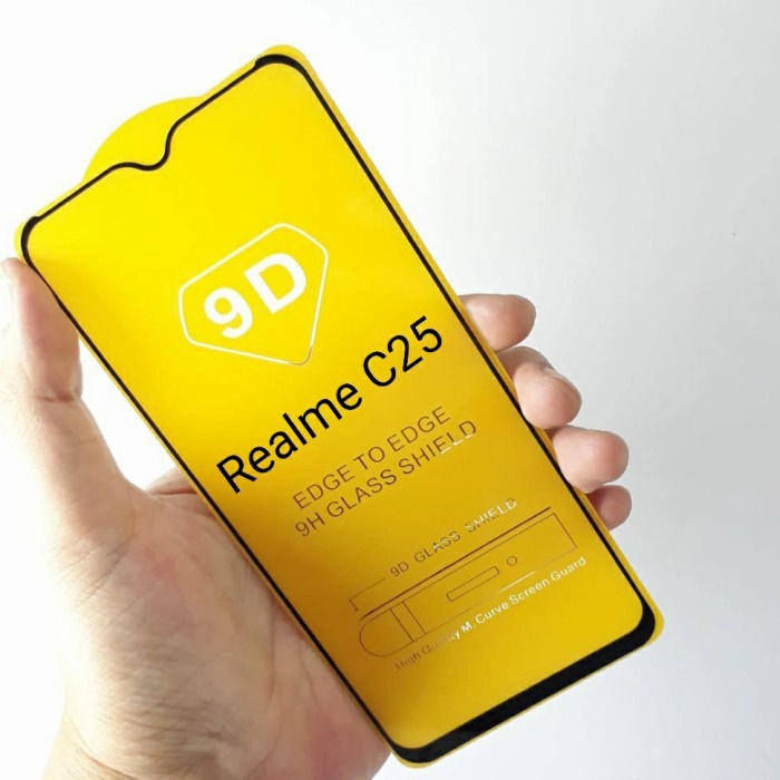 Kính cường lực Realme C11 C12 C15 C25 C25s C25y C21 C21y Full Màn Trong Suốt 21H 9D chống trầy xước rơi vỡ màn hình