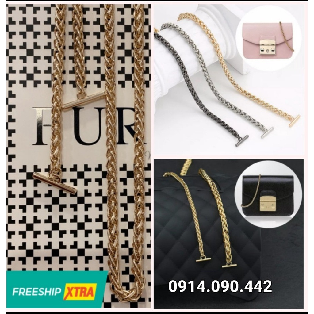 Dây xích túi Fl đầu chốt ngang