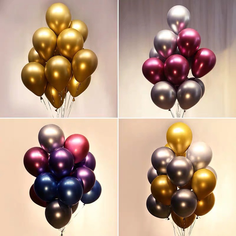 Sỉ 50 quả bóng siêu nhũ chrome (chọn màu size 12 inch)