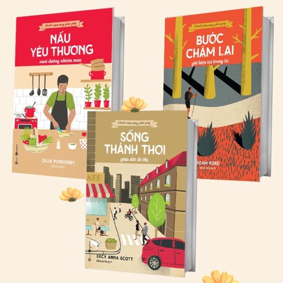 Sách Combo3c: Bộ sách Chánh niệm từng phút giây- th