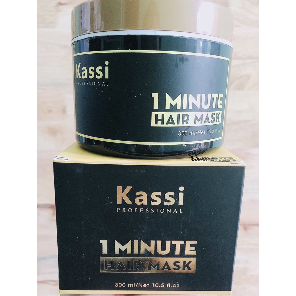 Hấp dầu 1 Phút Kassi Siêu Mềm Mượt Dành cho Tóc Khô Xơ - Phục Hồi Hư Tổn-Sản Phẩm SaLon Chuyên Dùng