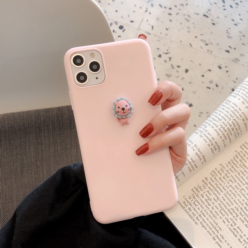 Xiaomi Redmi Note 9S Note 4X 4 5 Plus 9  7 6A 4A Note 5A Prime Note 5 7 Casing Cute 3D Lion Phone Case