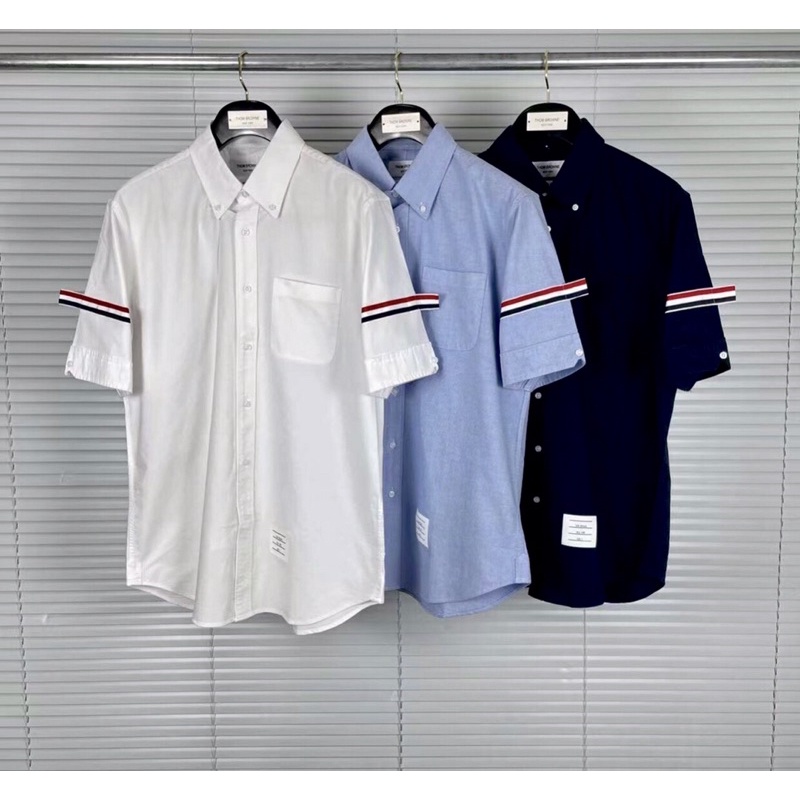 Áo sơ mi thom browne tay ngắn