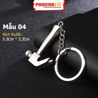 Móc khóa Cơ Khí đẹp - Chất liệu Inox sáng bóng(Mẫu 04)