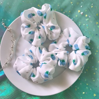 Dây buộc tóc scrunchies dứa