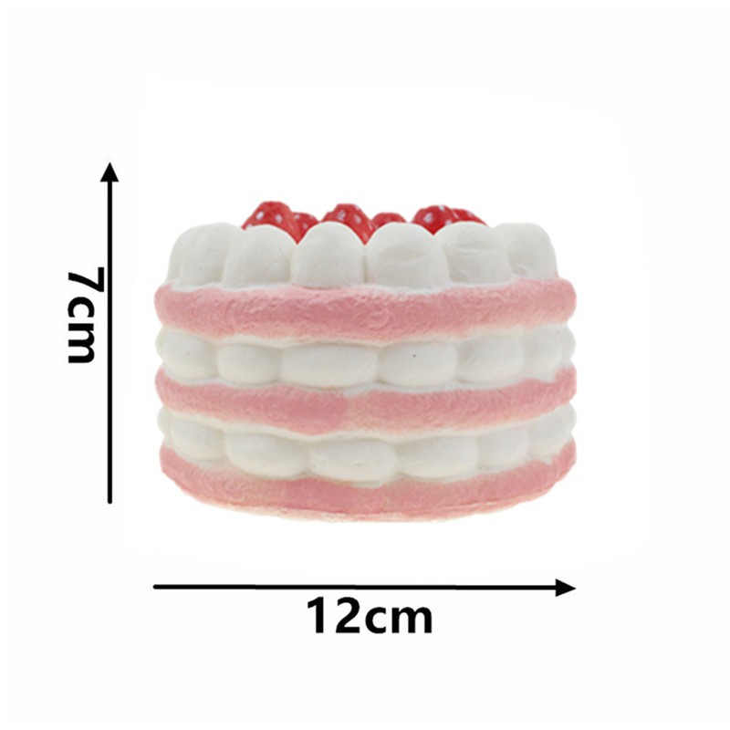 Đồ chơi bóp mềm giúp giải tỏa căng thẳng thiết kế hình bánh kem dễ thương vui nhộn