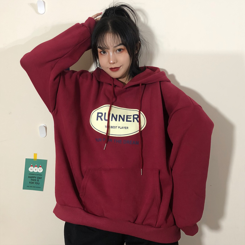 Áo Hoodie Dáng Rộng Phong Cách Hàn Quốc Dành Cho Nữ T 17d1819