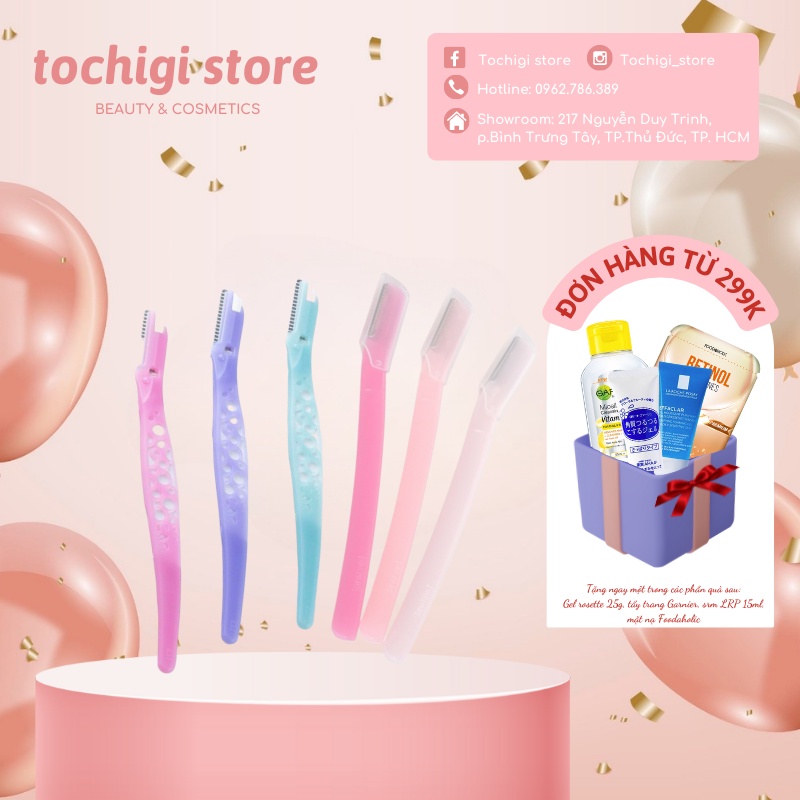 Set 3 Dao Cạo Lông Mày Nhật Bản