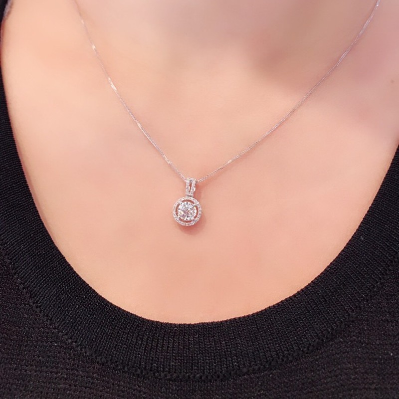 vòng cổ Mặt Đá 3 Karat Mozamb