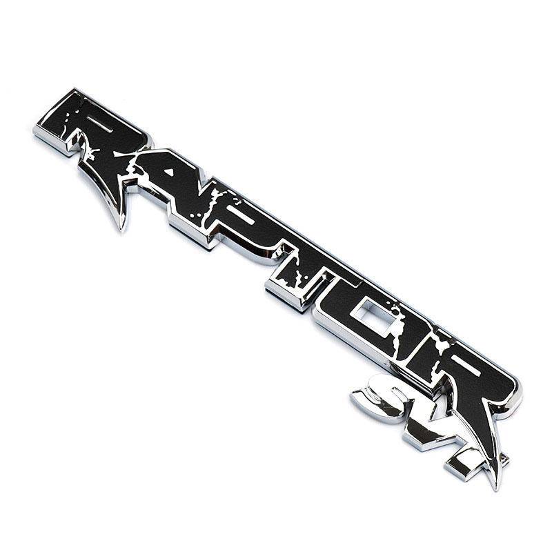 1 Miếng Dán Logo Trang Trí Đuôi Xe Hơi Ford Raptor SV1 F150 F250 F350 Mustang Mondeo 5 Kuga RANGER Fiesta
