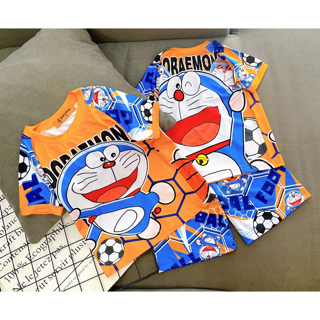 [XẢ KHO] Bộ Đồ Bé Trai 22-24 Kg Set Quần Áo Thời Trang Trẻ Em Cho Bé In Hoạt Hình Hot Trend Homie Kids TRSZ09