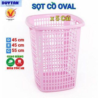 Combo 5 sọt nhựa duy tân oval size cồ - kt - 44 x 44 x 55cm