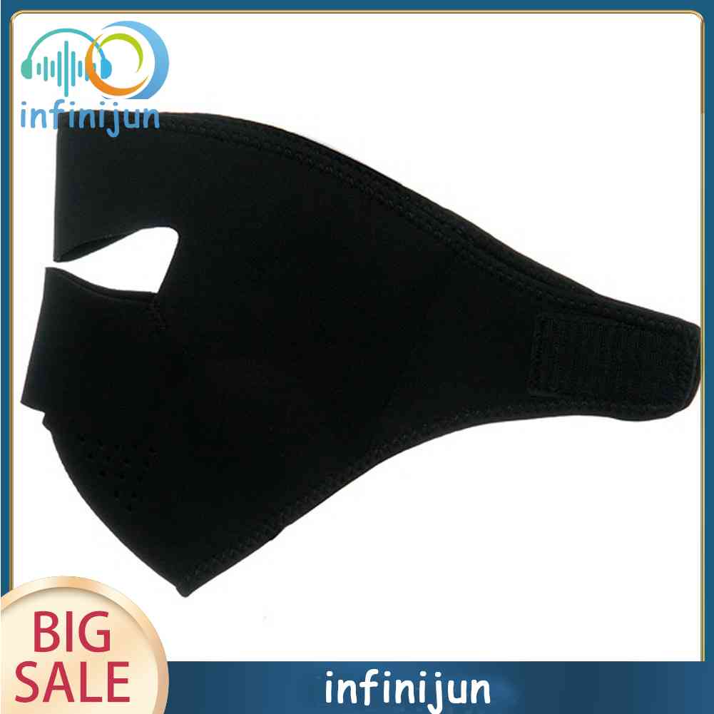 Khẩu Trang 2 Trong 1 Bằng Cao Su Tổng Hợp Đảo Ngược Được INFINIJUN Dùng Khi Đạp Xe / Trượt Tuyế