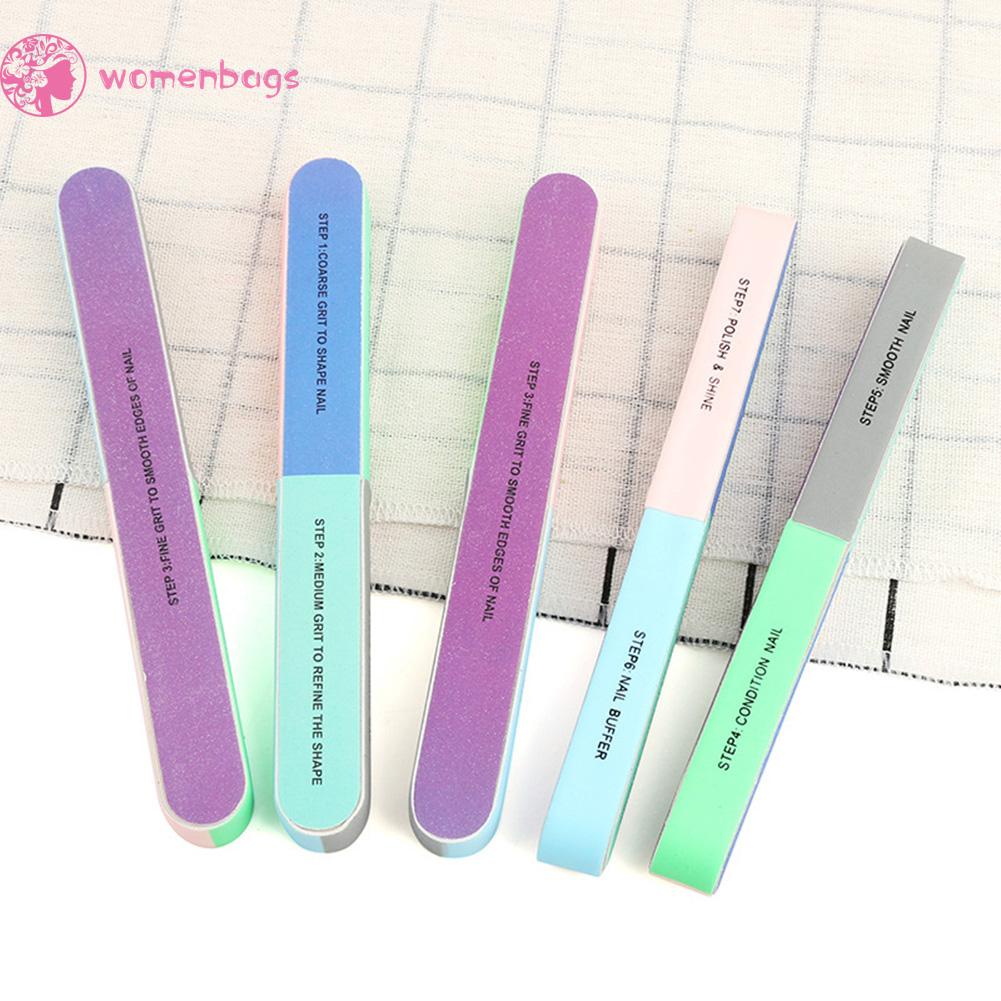 Dụng cụ dũa móng tay thiết kế sáu mặt sáng tạo<br>
