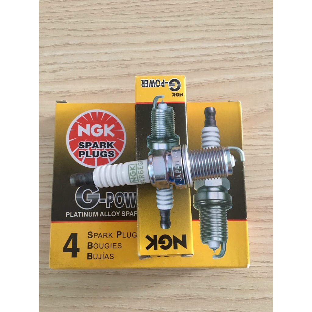 Bộ 4 Bugi Cao Cấp NGK Platinum xe ACCENT CERATO ELANTRA VIOS  YARIS ALTIS ACCORD VITY CIVIC