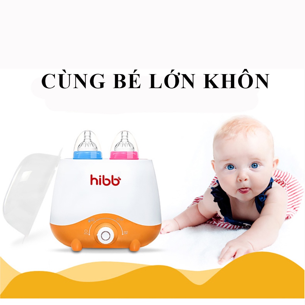 Máy hâm sữa HIBB, máy tiệt trùng bình sữa, máy ủ sữa và hâm nóng thức ăn cho bé - Bảo hành 12 tháng