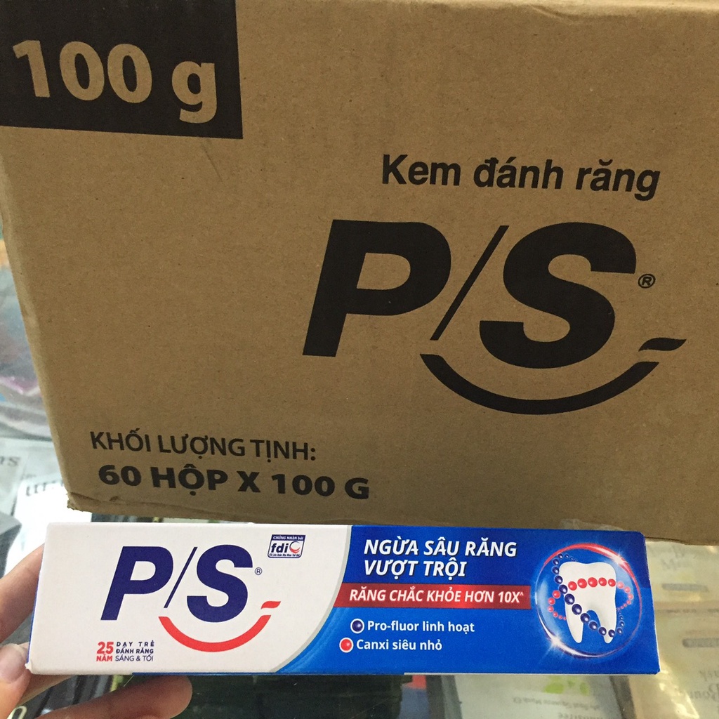 Kem đánh răng PS ngừa sâu răng vượt trội 100g