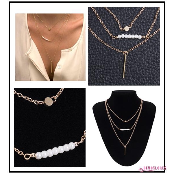 Vòng cổ choker nhiều lớp thời trang cho nữ