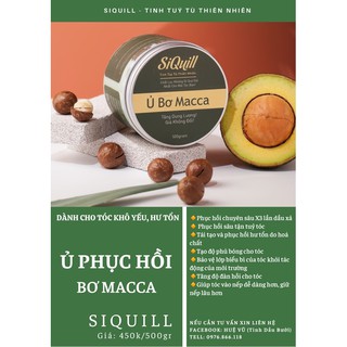 [PHỤC HỒI TÓC] MẶT NẠ Ủ TÓC SIQUILL BƠMACCA