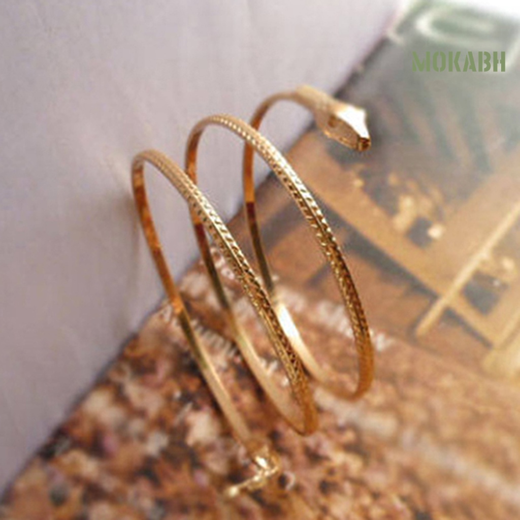 Vòng Đeo Cánh Tay Dạng Xoắn Ốc Thời Trang Cho Nữ