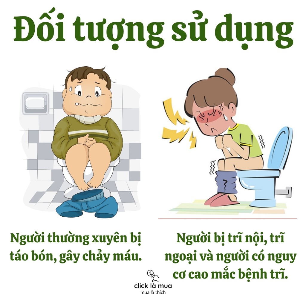 Co búi Trĩ tâm an nhuận tràng giảm táo bón – hỗ trợ người bệnh trĩ nội trĩ ngoại 60 viên