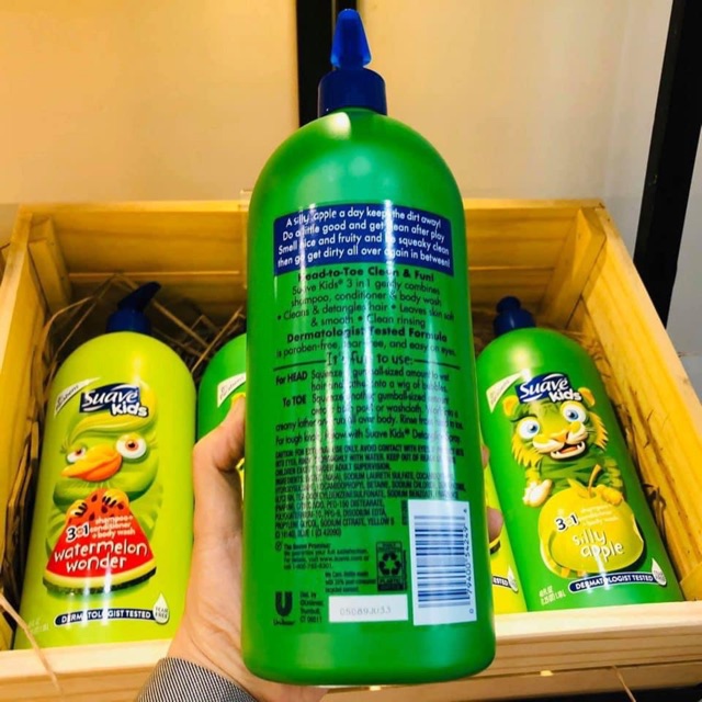 Sữa tắm gội Suave Kids 3in1 , chai 532ml | BigBuy360 - bigbuy360.vn