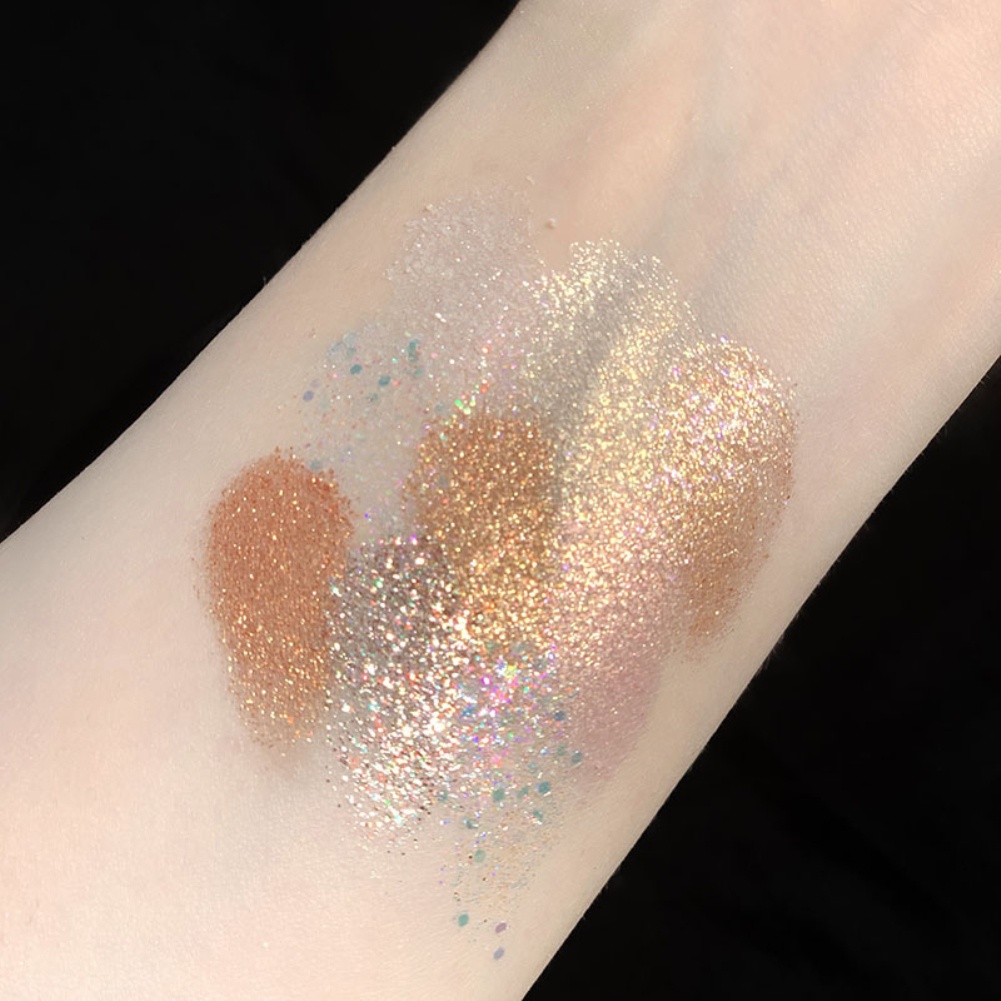 Dikalu Mười Color Eyeshadow Palette Siêu Không Cất Cánh Trang Điểm Lâu Chống Thấm Nước Chống Thấm Mồ Hôi Ngọc Trai Mờ bảng Phấn Mắt Uni