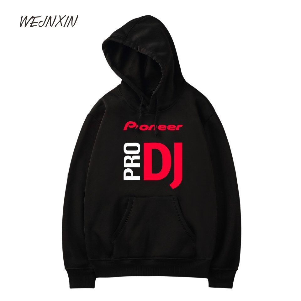 Áo Hoodie Cotton dáng rộng in Logo đơn giản giữ ấm cho nam PPIYR XXS-4XL
