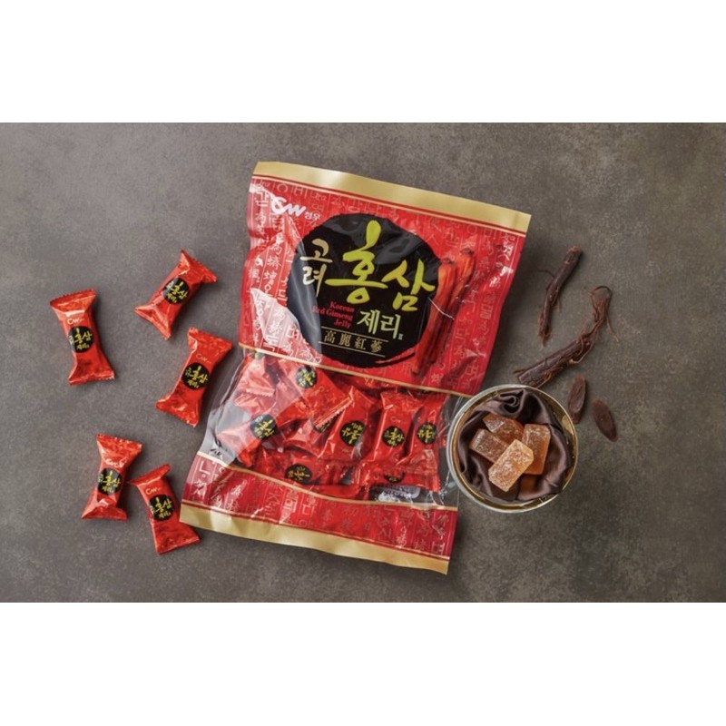 Kẹo Hồng Sâm Dẻo 350g- Kẹo Hồng sâm jelly