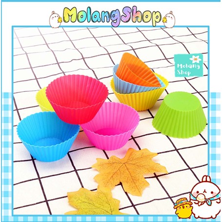 Khuôn Bánh CupCake / Muffin - Khuôn làm bánh Silicon Chịu Nhiệt - Dụng cụ làm bánh Molangshop