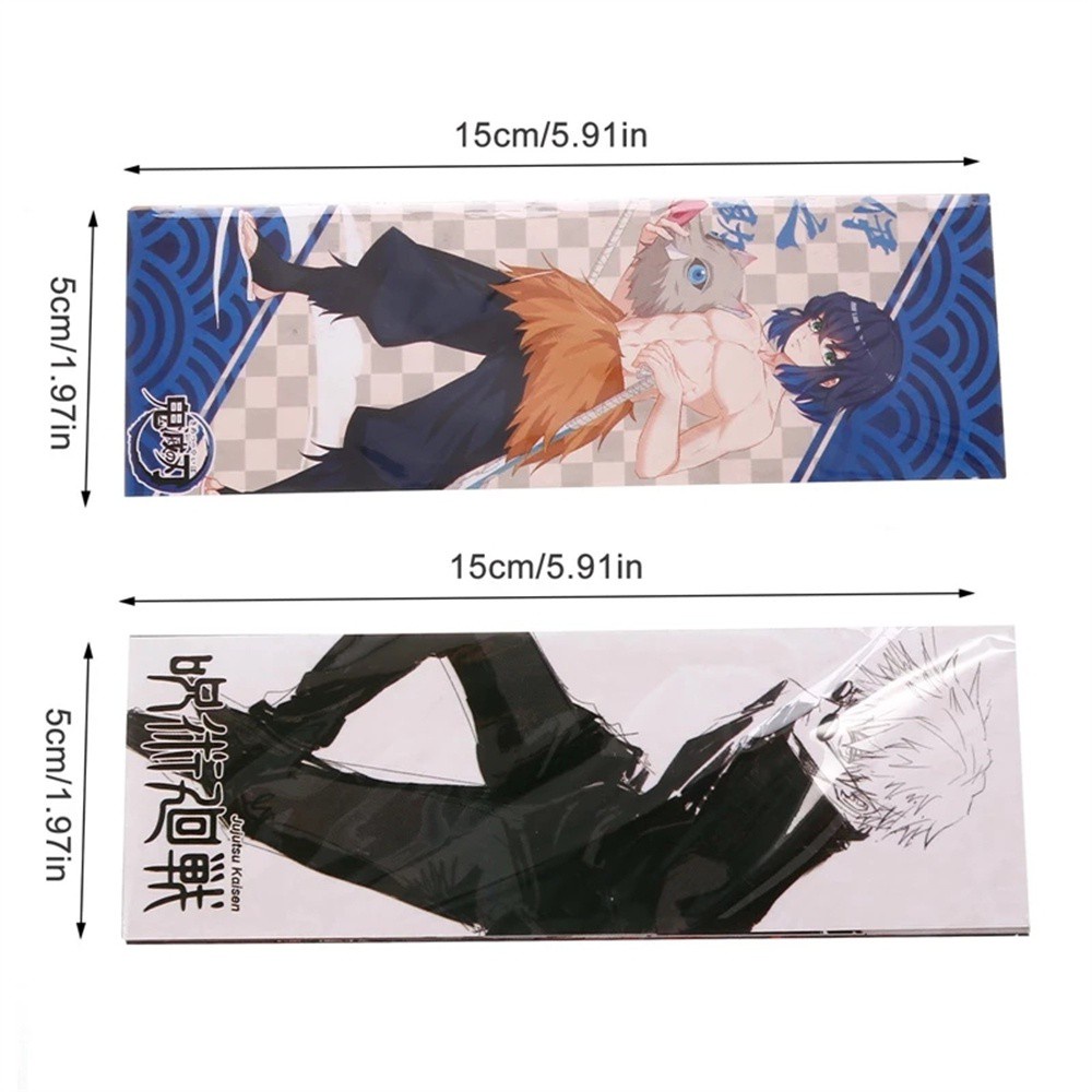 Set 10 Thẻ Đánh Dấu Trang Sách Họa Tiết Anime Jujutsu Kaisen 81