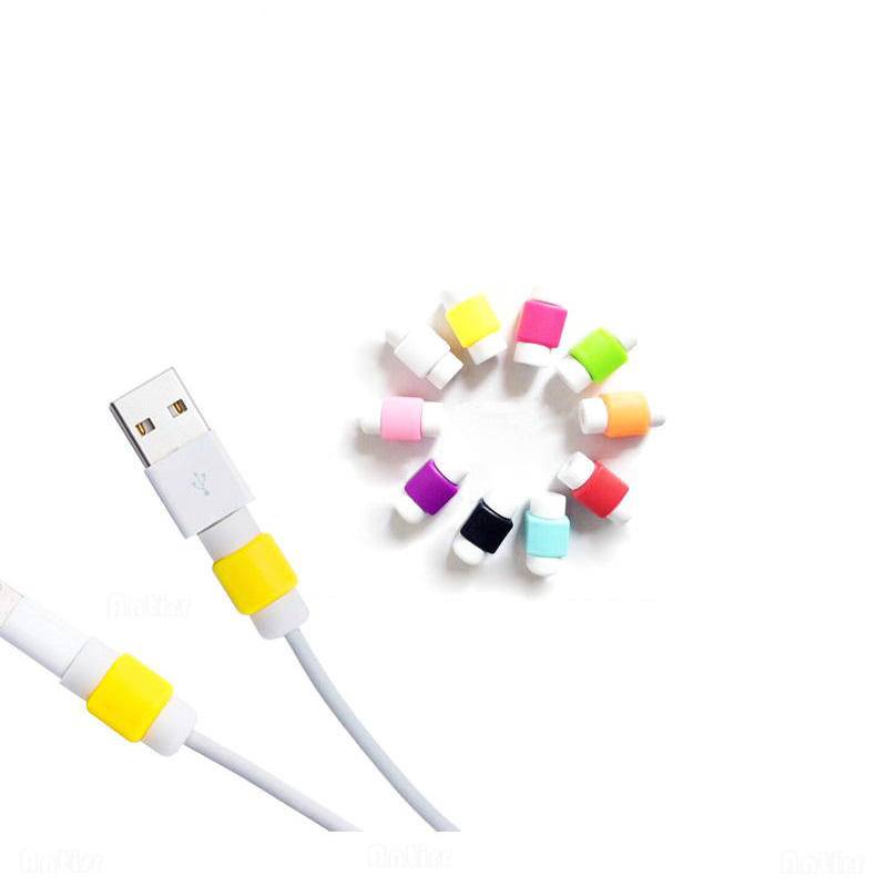 Phụ Kiện Bảo Vệ Dây Cáp Sạc Bằng Silicone Cho Apple iphone Samsung